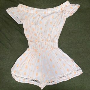 Off the shoulder romper